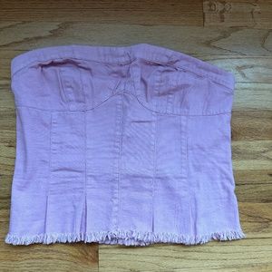 NWOT Free People Strapless Top